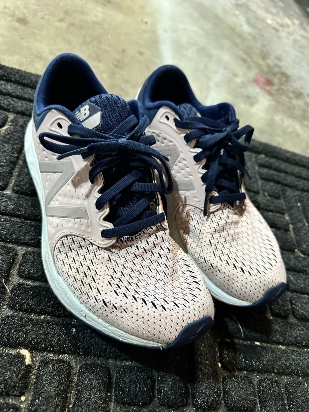 New Balance Pink and Navy Sneakers size 9